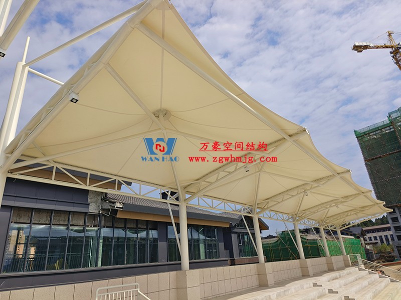 四川職業技術學院鋰電科技學院建設項目看臺膜結構工程